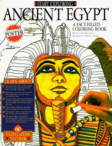 Ancient Egypt Coloring Book