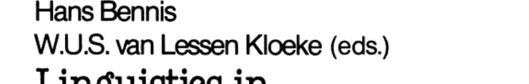 Linguistics in the Netherlands 1983