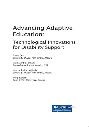 Advancing Adaptive Education: Technological Innovations for Disability Support Technological Innovations for Disability Support