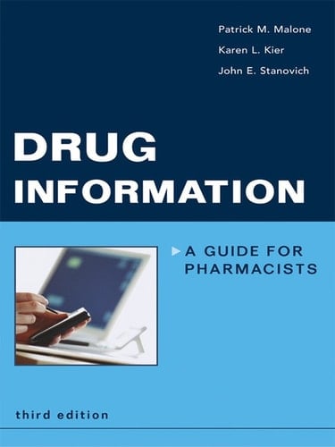 Drug Information A Guide for Pharmacists