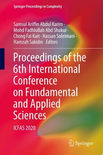 Proceedings of the 6th International Conference on Fundamental and Applied Sciences