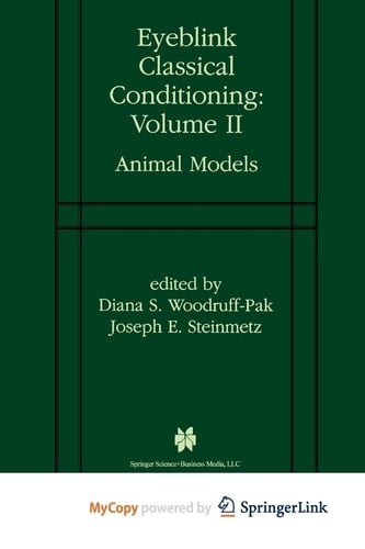 Eyeblink Classical Conditioning Volume 2