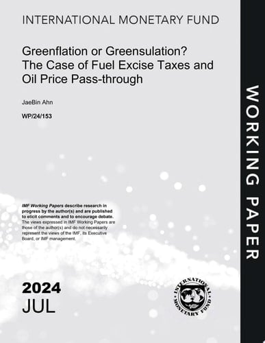Greenflation Or Greensulation? The Case of Fuel Excise Taxes and Oil Price Pass-through