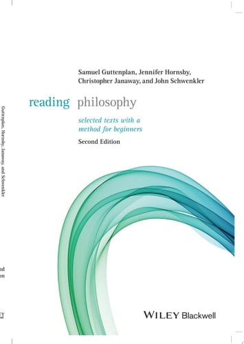 Reading Philosophy Selected Texts with a Method for Beginners