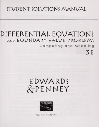Student Solutions Manual
