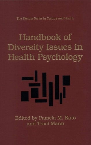 Handbook of Diversity Issues in Health Psychology