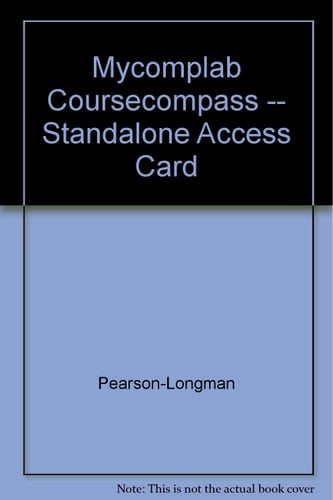Mycomplab Coursecompass Standalone Access Card