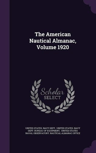 The American Nautical Almanac, Volume 1920