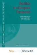 Bioethics in a European Perspective
