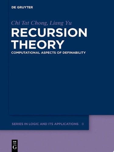 Recursion Theory Computational Aspects of Definability