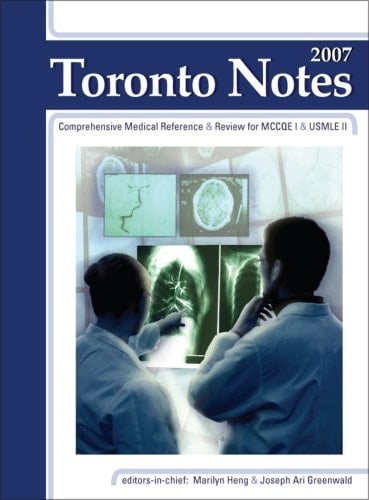 Toronto Notes for Medical Students 2007