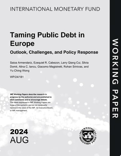 Taming Public Debt in Europe Outlook, Challenges, and Policy Response