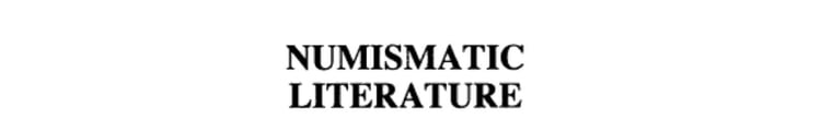 Numismatic Literature