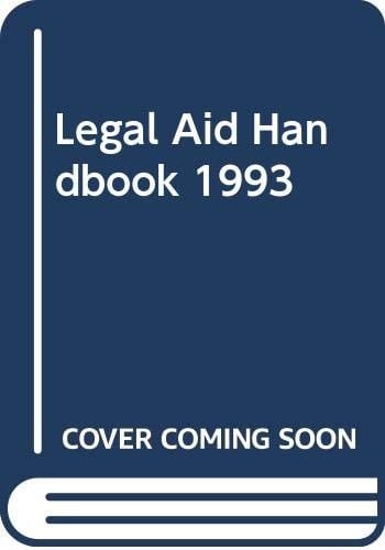 Legal Aid Handbook 1993