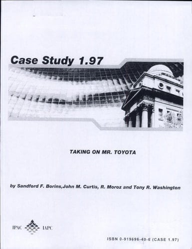 We'll Take You on Mr. Toyota Players Manual