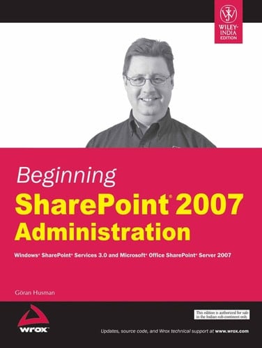 Beginning Sharepoint 2007 Administration