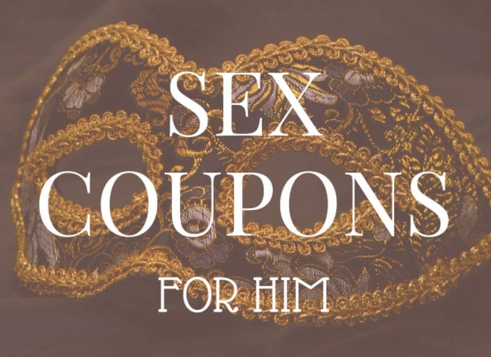 Sex Coupons for Him: 49 Naughty & Sexy Vouchers/Valentine's Day/Birthday/Anniversary Gift for Husband or Boyfriend