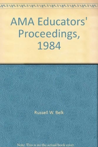 AMA Educators' Proceedings, 1984