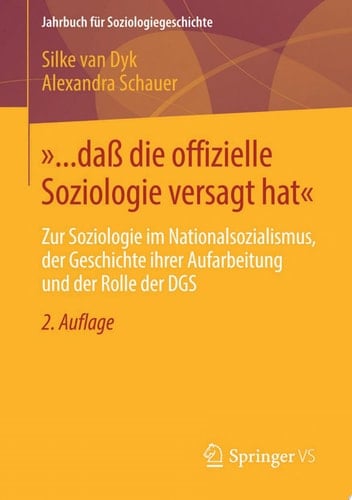 »... daß die offizielle Soziologie versagt hat«