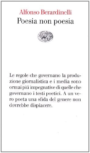 Poesia non poesia