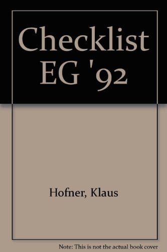 Checklist EG zweiundneunzig '92