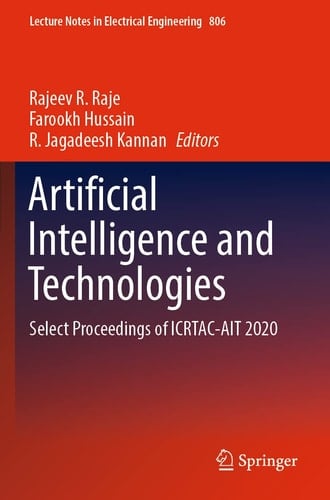 Artificial Intelligence and Technologies Select Proceedings of ICRTAC-AIT 2020