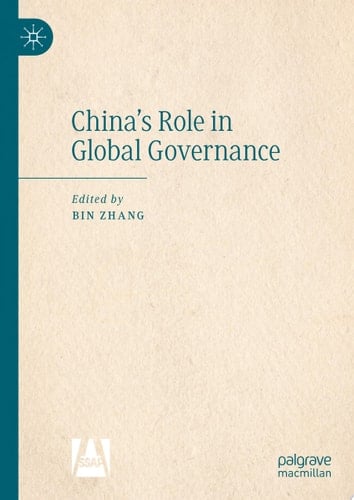China’s Role in Global Governance