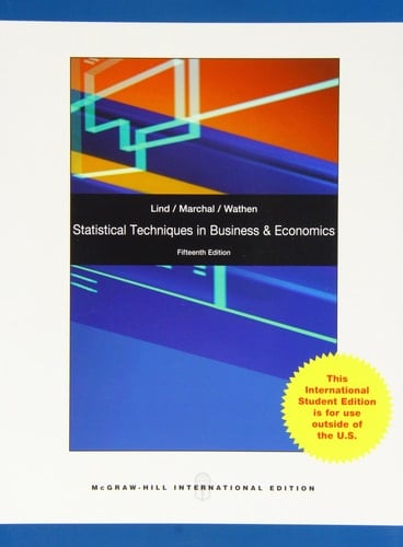 Statistical Techniques in Business and Economics