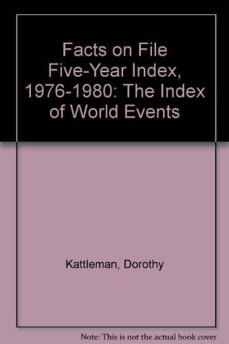Facts on File Five-Year Indexes, 1966-1970, Set