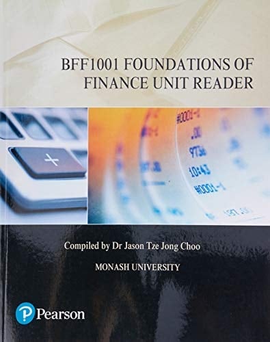 Foundations of Finance Unit Reader BFF1001 (Custom Edition)