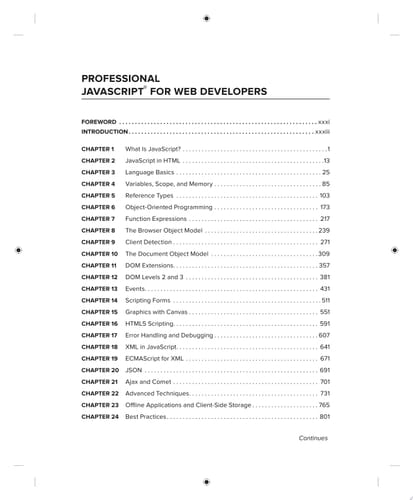 Professional JavaScript for Web Developers