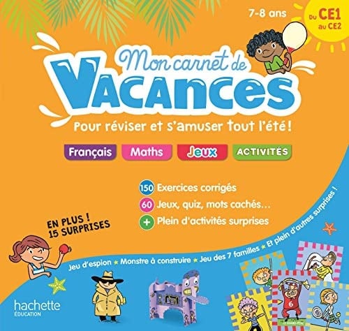 Mon carnet de vacances du CE1 au CE2
