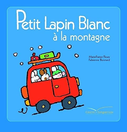 Plb 20 Petit Lapin Blanc a la Montagne