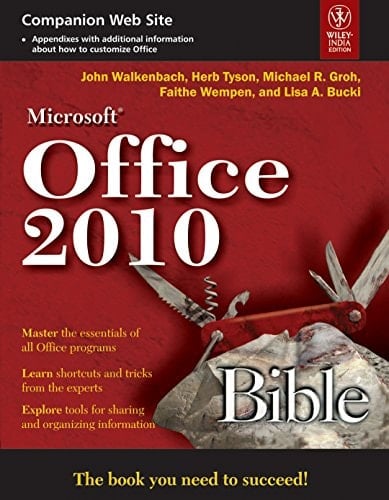 MICROSOFT OFFICE 2010 BIBLE