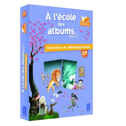 Activité de différenciation CP (clé USB) (À l'école des albums) (French Edition)