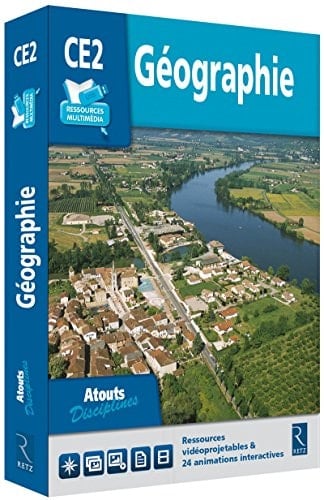 Géographie CE2 - Clé Ressources numériques (ATOUTS DISCIPLINES) (French Edition)