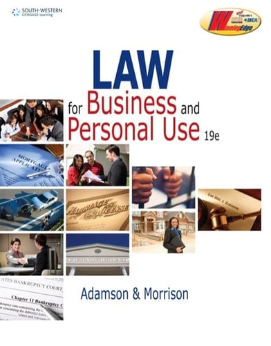 Law for Business and Personal Use (DECA)