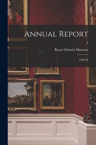 Annual Report 1958-59; 9