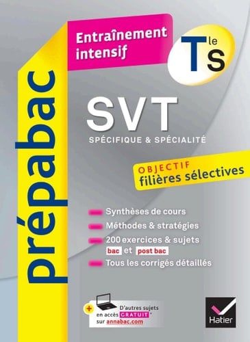 SVT Tle S (spécifique & spécialité) - Prépabac Entraînement intensif