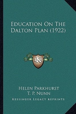 Education On The Dalton Plan (1922)