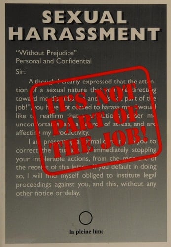 It's Not Part of the Job! : a Guide to Intervention on Sexual Harassment in the Workplace