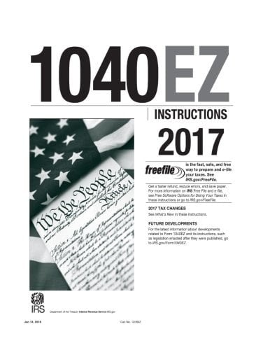 1040EZ Instructions 2017