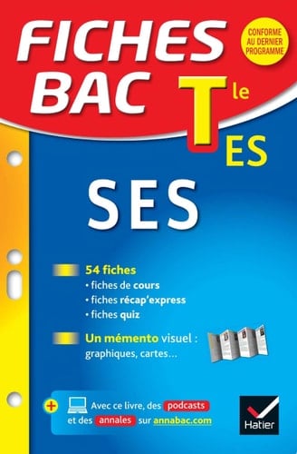Fiches bac SES Tle ES fiches de révision - Terminale ES