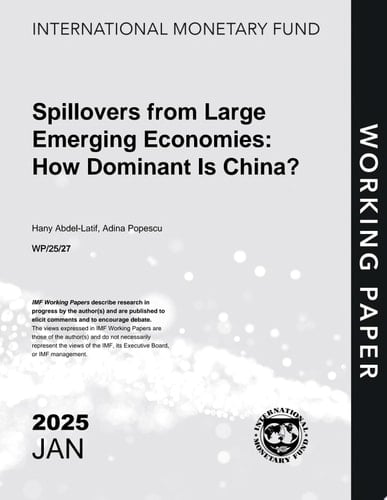 Spillovers from Large Emerging Economies How Dominant Is China?