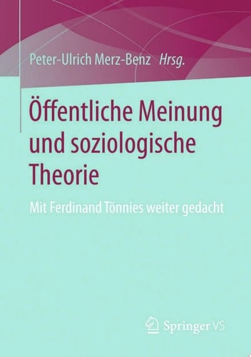 Öffentliche Meinung und soziologische Theorie