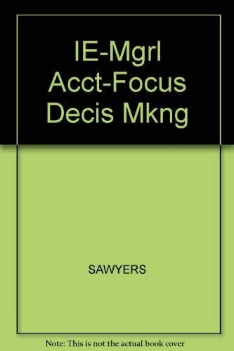 Managerial Accounting