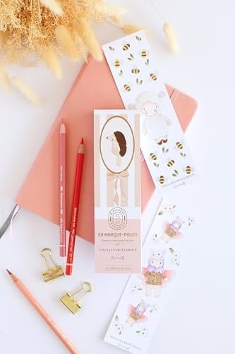 Marque-pages à colorier par Annab et Tous les mots doux