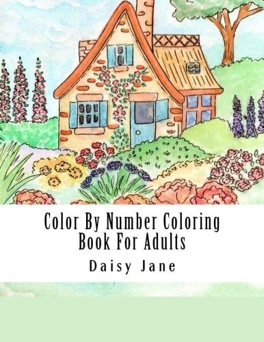 Color by Number Coloring Book for Adults Jumbo Giant Super Mega Coloring Book Over 100+ Pages of Gardens, Landscapes, Buildings, Animals, Butterflies, Ocean Creatures and More for Stress Relief