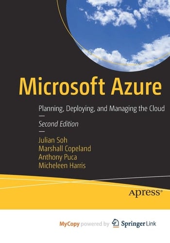 Microsoft Azure: Planning, Deploying, and Managing the Cloud
