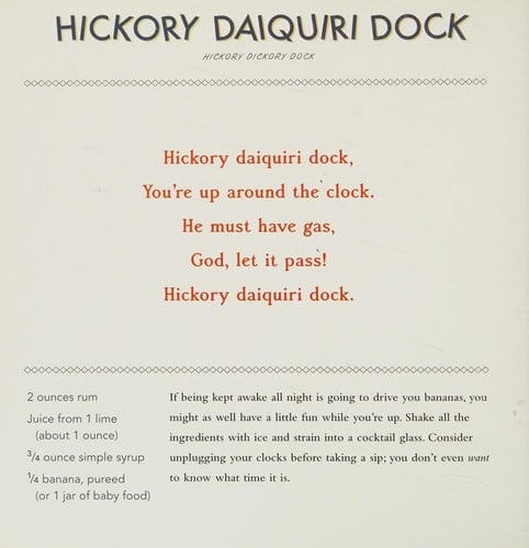 Hickory Daiquiri Dock Cocktails with a Nursery Rhyme Twist